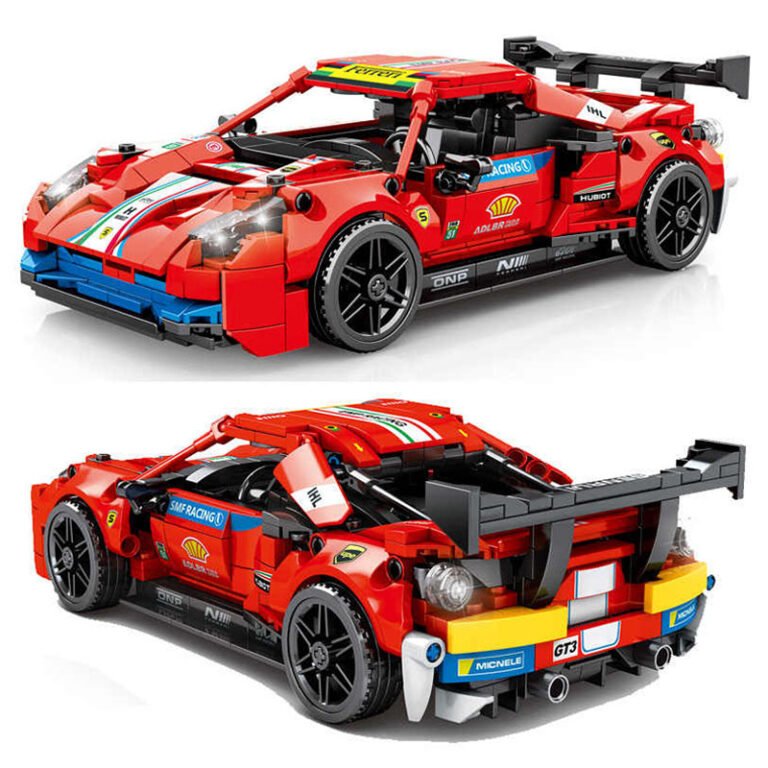 Sembo - Sport 448 Car Building Blocks - 826 Pcs - Red