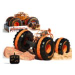 Sharper Image – 4×4 Giant Crusher Remote Control 4WD Truck – Orange