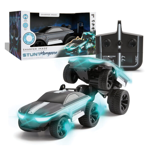 Sharper Image – RC Stunt Mongoose LED with Full Body Glow and Multiple Drive Modes