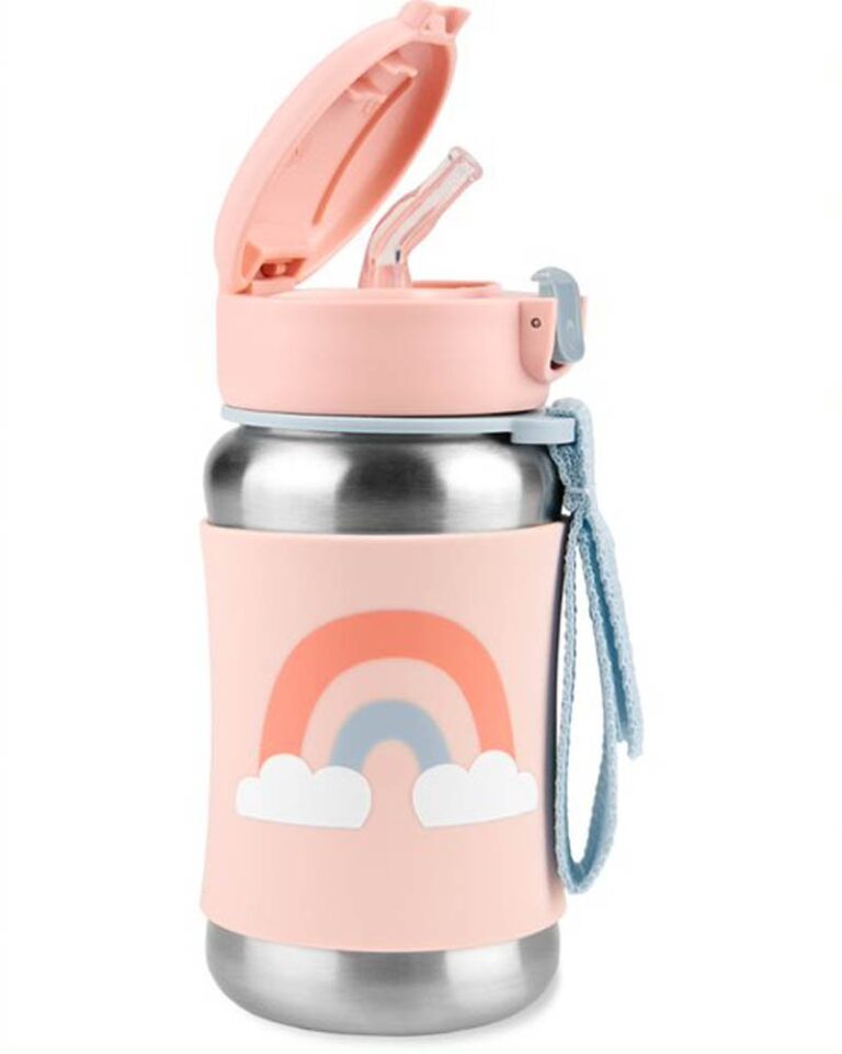 Skip Hop - Spark Style SS Straw Bottle - Rainbow
