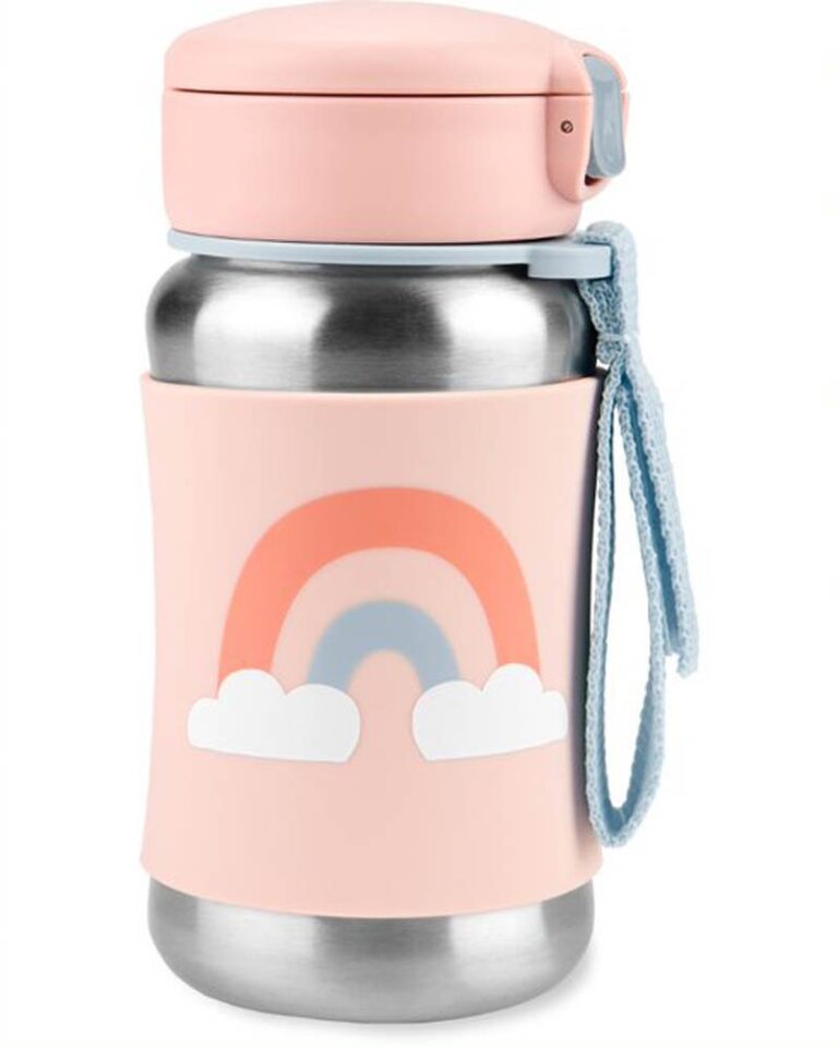 Skip Hop - Spark Style SS Straw Bottle - Rainbow
