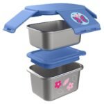 Skiphop- Zoo Stainless Steel Lunch Kit Butterfly