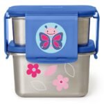 Skiphop- Zoo Stainless Steel Lunch Kit Butterfly