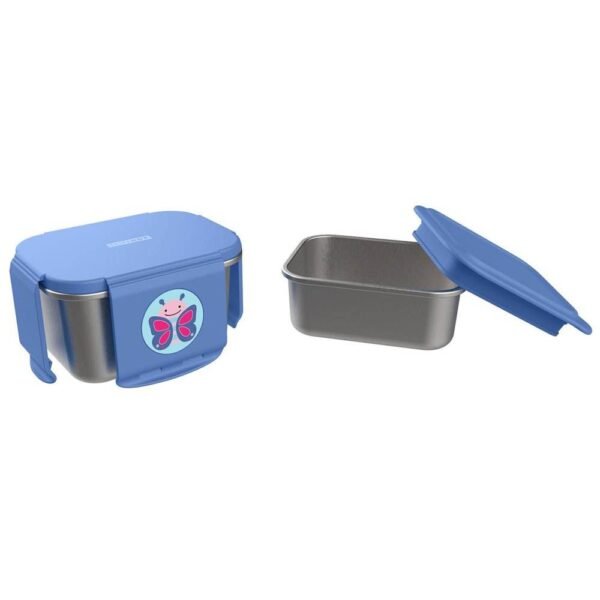 Skiphop- Zoo Stainless Steel Lunch Kit Butterfly