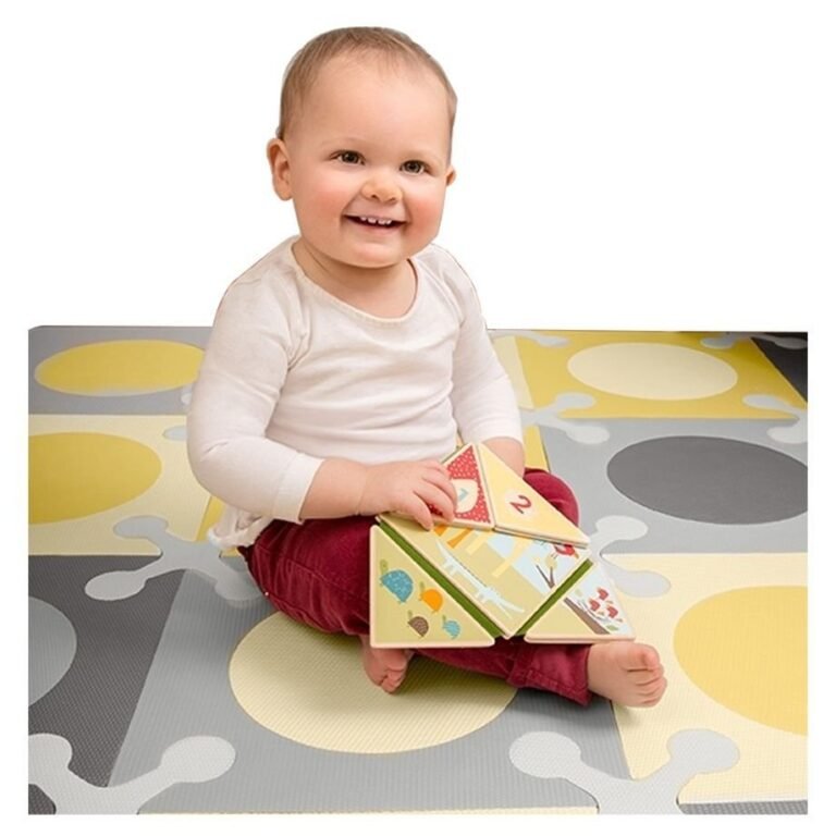 Skiphop - Playspot Floor Tiles - Gold & Grey
