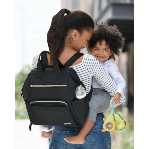 SkipHop – Main Frame Diaper Backpack – Black