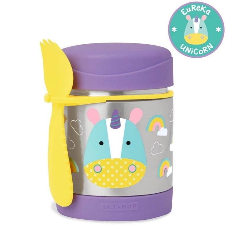 SkipHop - Zoo Kid's Insulated Food Jar 325ml - Unicorn