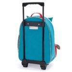 SkipHop Zoo Kids Rolling School Bag Luggage, Owl
