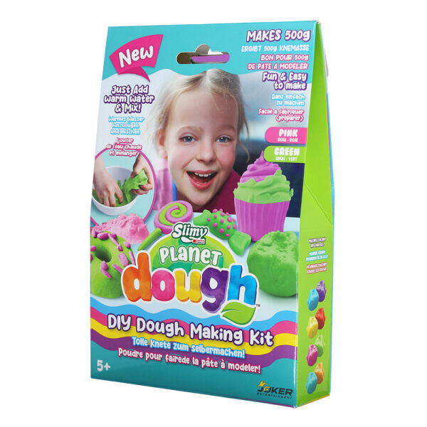 Slimy – Planet Dough DIY Dough Making Kit 4 Colors with Tools – 500grams
