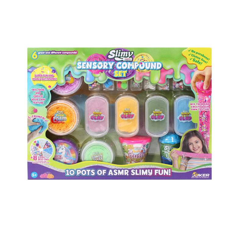 Slimy - Sensory Compound Set - 10 Pots of ASMR Slimy