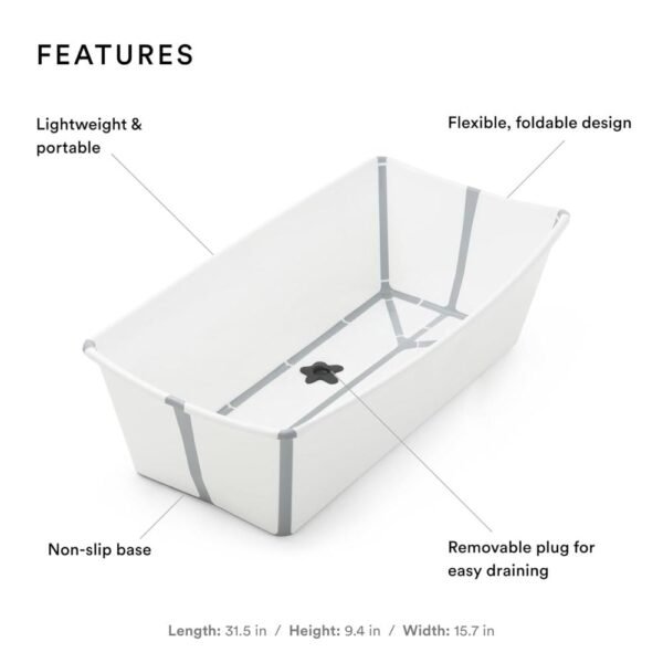 Stokke – Flexi Baby Bath X-large Bundle – White