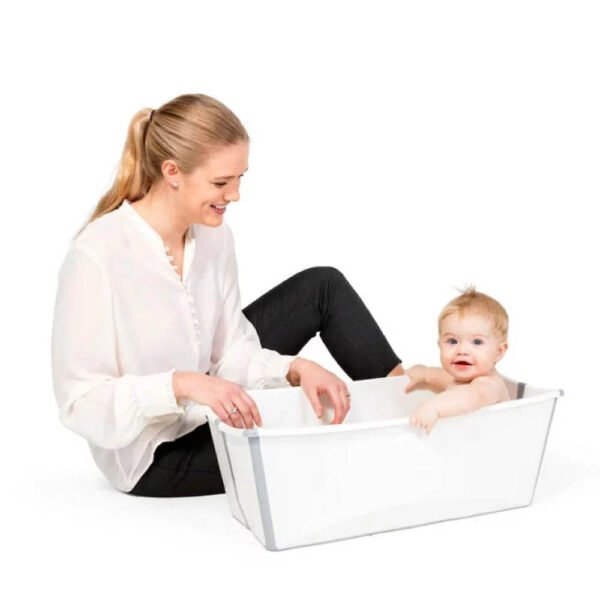 Stokke – Flexi Bath + Newborn Support Bundle – White