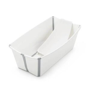 Stokke – Flexi Bath + Newborn Support Bundle – White
