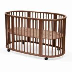Stokke Sleepi Bed V3 – Warm Brown – Adjustable Baby Crib & Toddler Bed