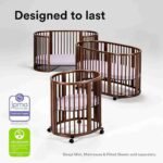 Stokke Sleepi Bed V3 – Warm Brown – Adjustable Baby Crib & Toddler Bed