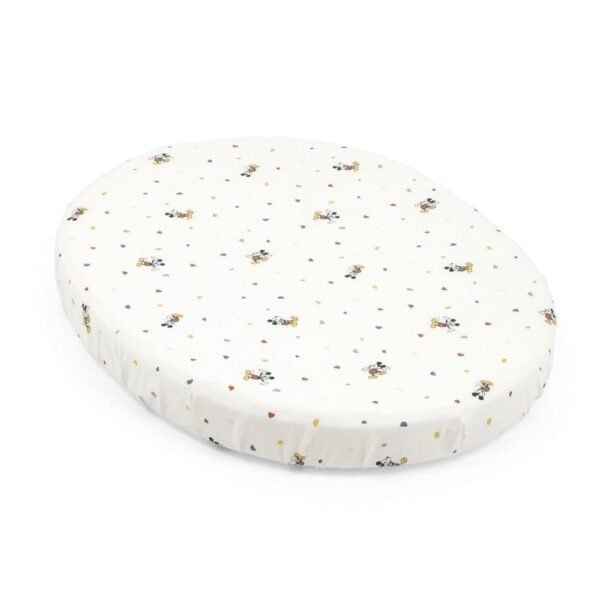 Stokke – Sleepi Mini Fitted Sheet V3 – Mickey Celebration