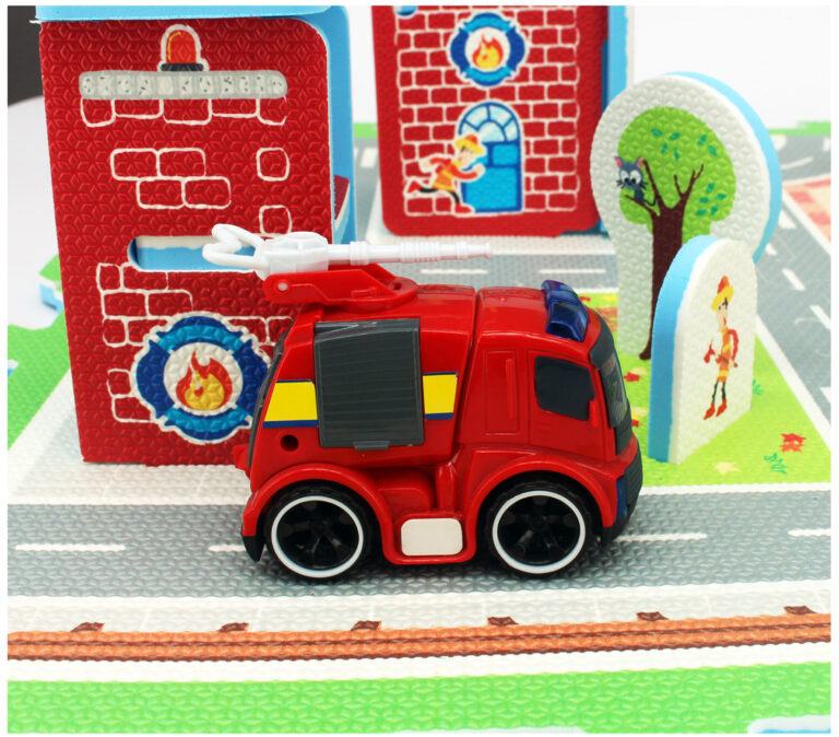 Sunta - Fire Station Adventures With Fire Engine Puzzle Mat