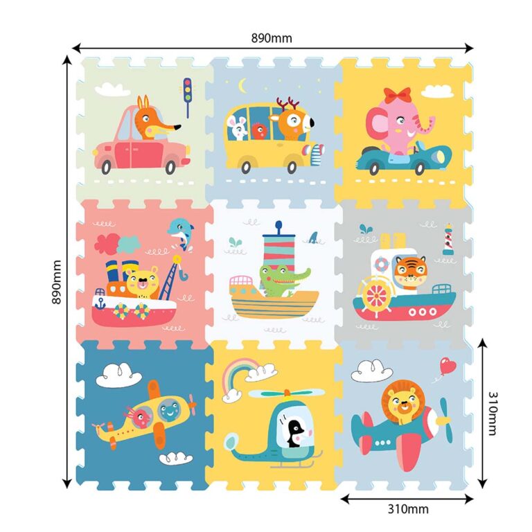 Sunta - Sweetie Animals Puzzle Mat 9pcs