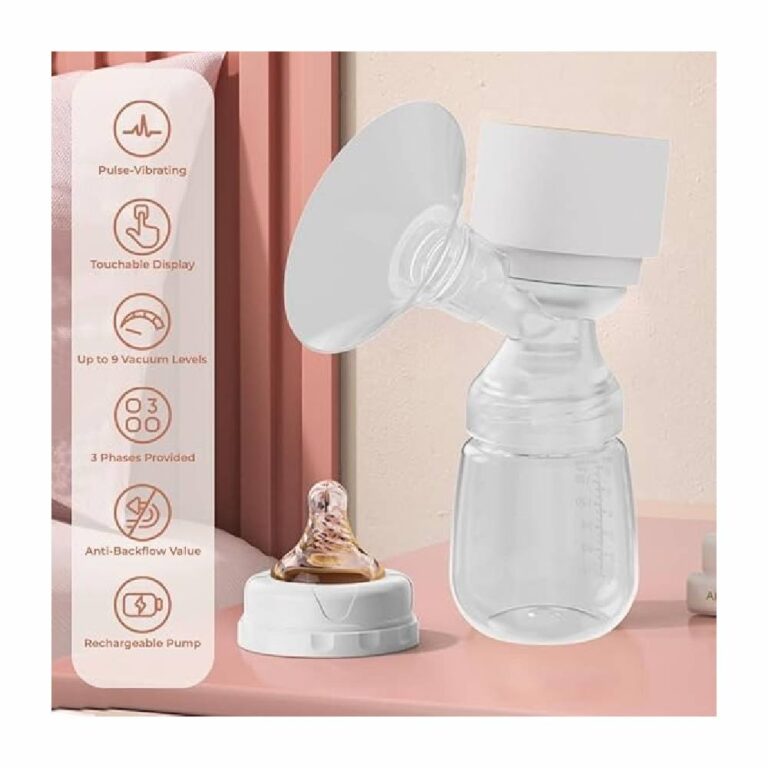 Sunveno - Automatic Smart Single Breast Pump with inbuilt Controller - White
