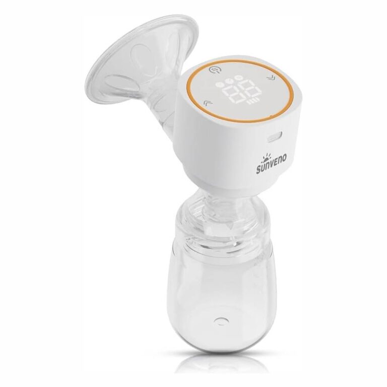 Sunveno - Automatic Smart Single Breast Pump with inbuilt Controller - White