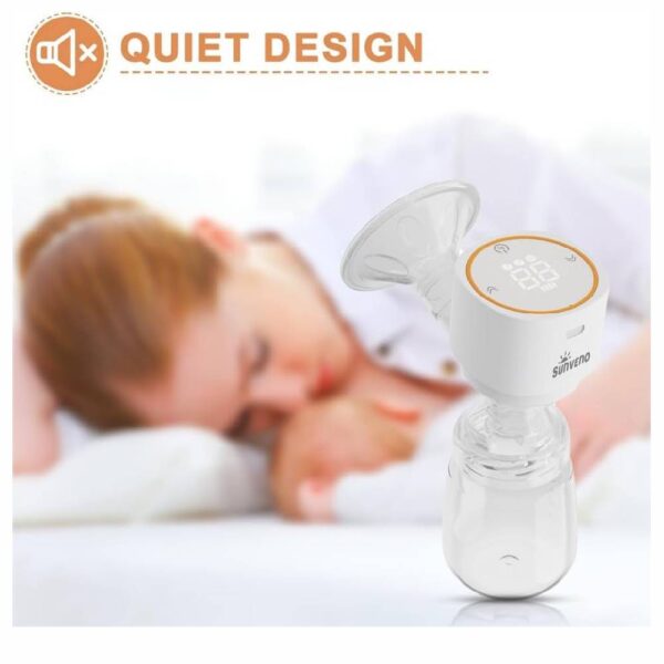 Sunveno – Automatic Smart Single Breast Pump with inbuilt Controller – White