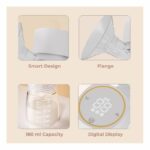 Sunveno – Automatic Smart Single Breast Pump with inbuilt Controller – White