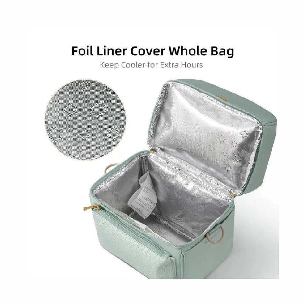 Sunveno – Breastmilk Cooler Bag With Insulation Box Set – Green