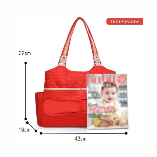 Sunveno – Fashion Diaper Tote Bag – Red