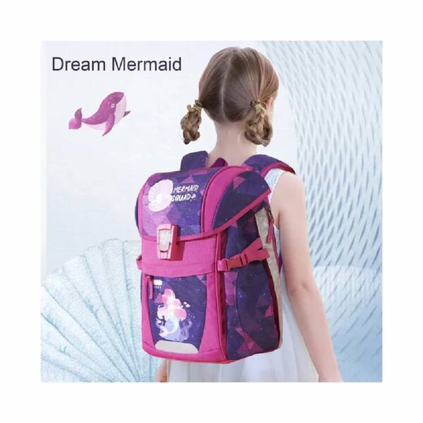 Sunveno – Mermaid Ergonomic School Bag 15-inch – Pink