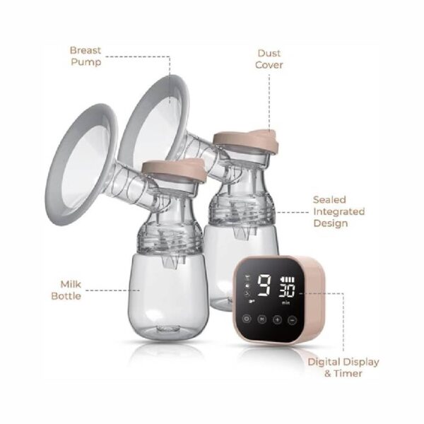 Sunveno – Smart Automatic Dual Breast Pump with Controller – White