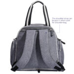 Sunveno – Signature Maternity Diaper Bag – Grey