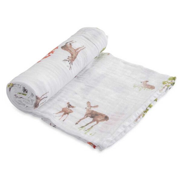 Little Unicorn – Cotton Muslin – Single Swaddle – Oh Deer