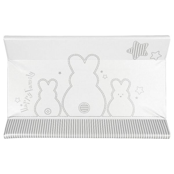 Brevi – Changing Mat Idea-Antibacterial – 3 Rabbits Grey