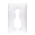 Moon – Full Body Pregnancy Pillow with Washable Cotton Cover – White