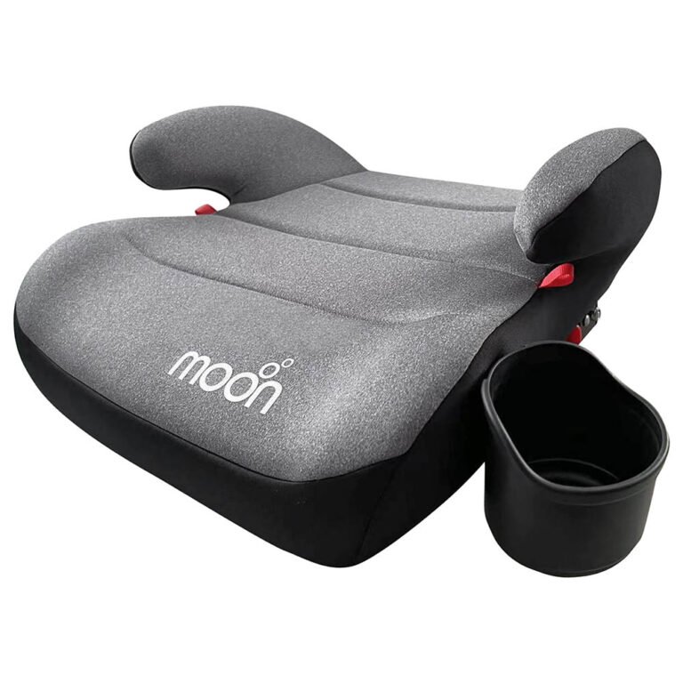 Moon - Kido Booster Car Seat W/ Isofix Group 2/3 - Grey