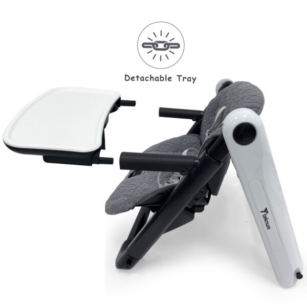 Teknum 3-IN-1 Kids Foldable Dining Booster Chair – Grey