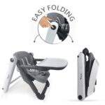 Teknum 3-IN-1 Kids Foldable Dining Booster Chair – Grey