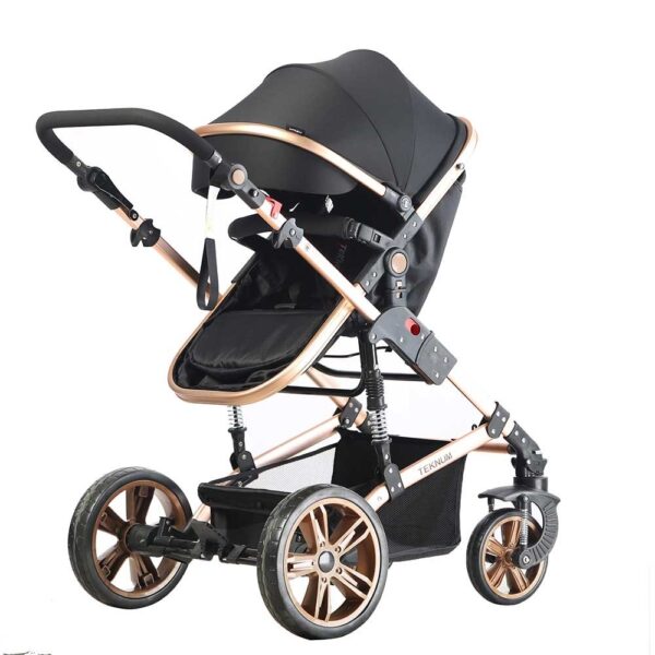 Teknum 3-in-1 Pram Stroller – Story – Black