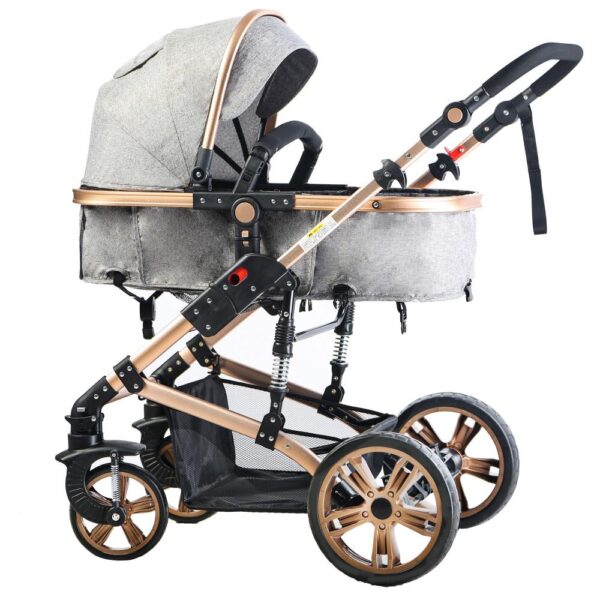 Teknum – 3-in-1 Pram Stroller – Grey