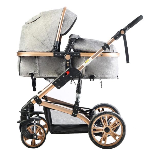 Teknum – 3-in-1 Pram Stroller – Grey