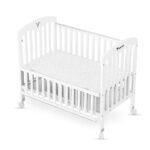 Teknum – 4in1 Wooden Bed Side w/ Storage and Height Adjustments – White