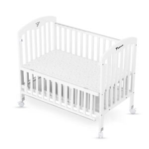 Teknum - 4in1 Wooden Bed Side w/ Storage and Height Adjustments - White