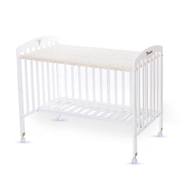 Teknum – 4in1 Wooden Bed Side w/ Storage and Height Adjustments – White