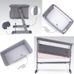 Teknum – All in One Bedside Crib Cot & Sofa Expansion Pack – Grey