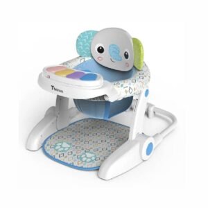 Teknum - Baby Portable Dining Feeding Chair and Recliner Activity Chair - Elephant