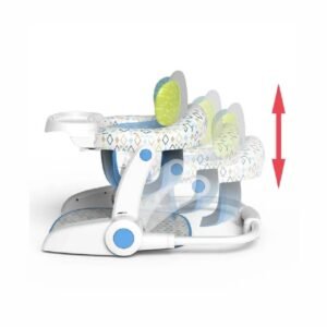 Teknum - Baby Portable Dining Feeding Chair and Recliner Activity Chair - Elephant