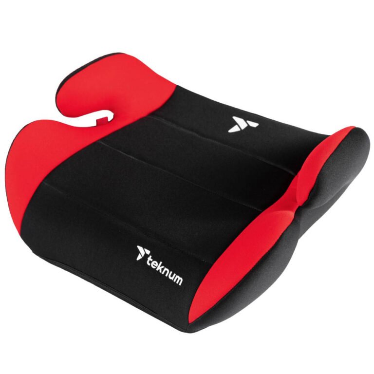 Teknum - Car Seat Booster Pluto - Red (4 - 12yrs)