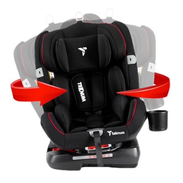 Teknum – Evolve 360 Car Seat – Black (0 – 12yrs)