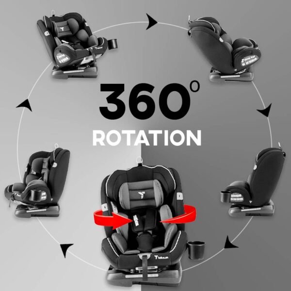 Teknum – Evolve 360 Car Seat – Grey (0 – 12yrs)