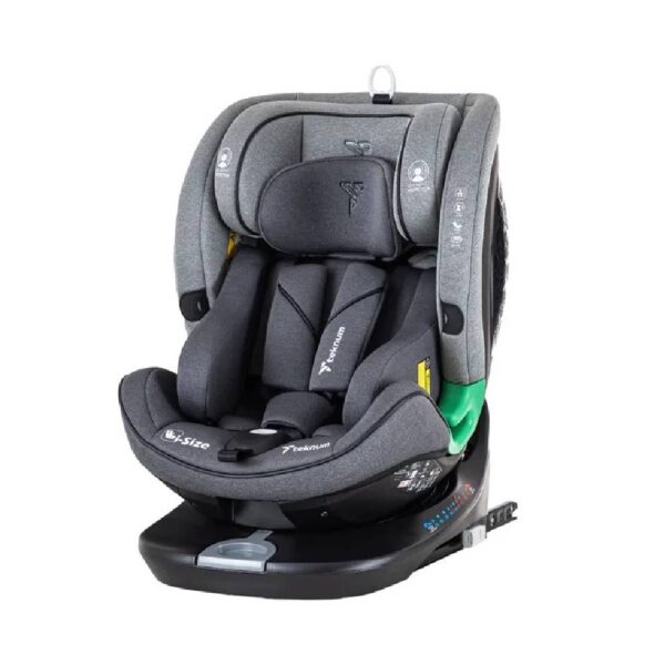 Teknum – Evolve Prime iSize Car Seat with Isofix – Grey